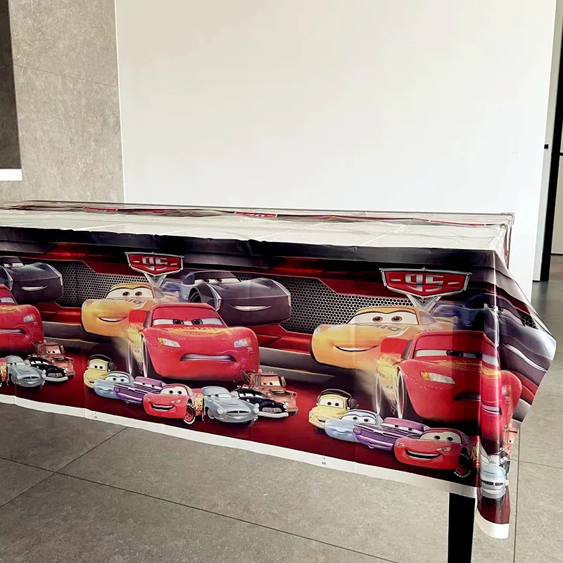 Lighting Mcqueen Decor - 108*180cm Racing Cars Lightning Mcqueen Disposable