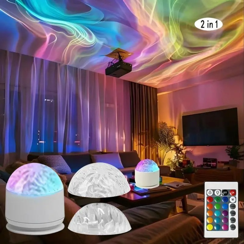Bedroom Lighting Decor Ideas - 1pcs 2-in-1 Aurora Borealis & Star