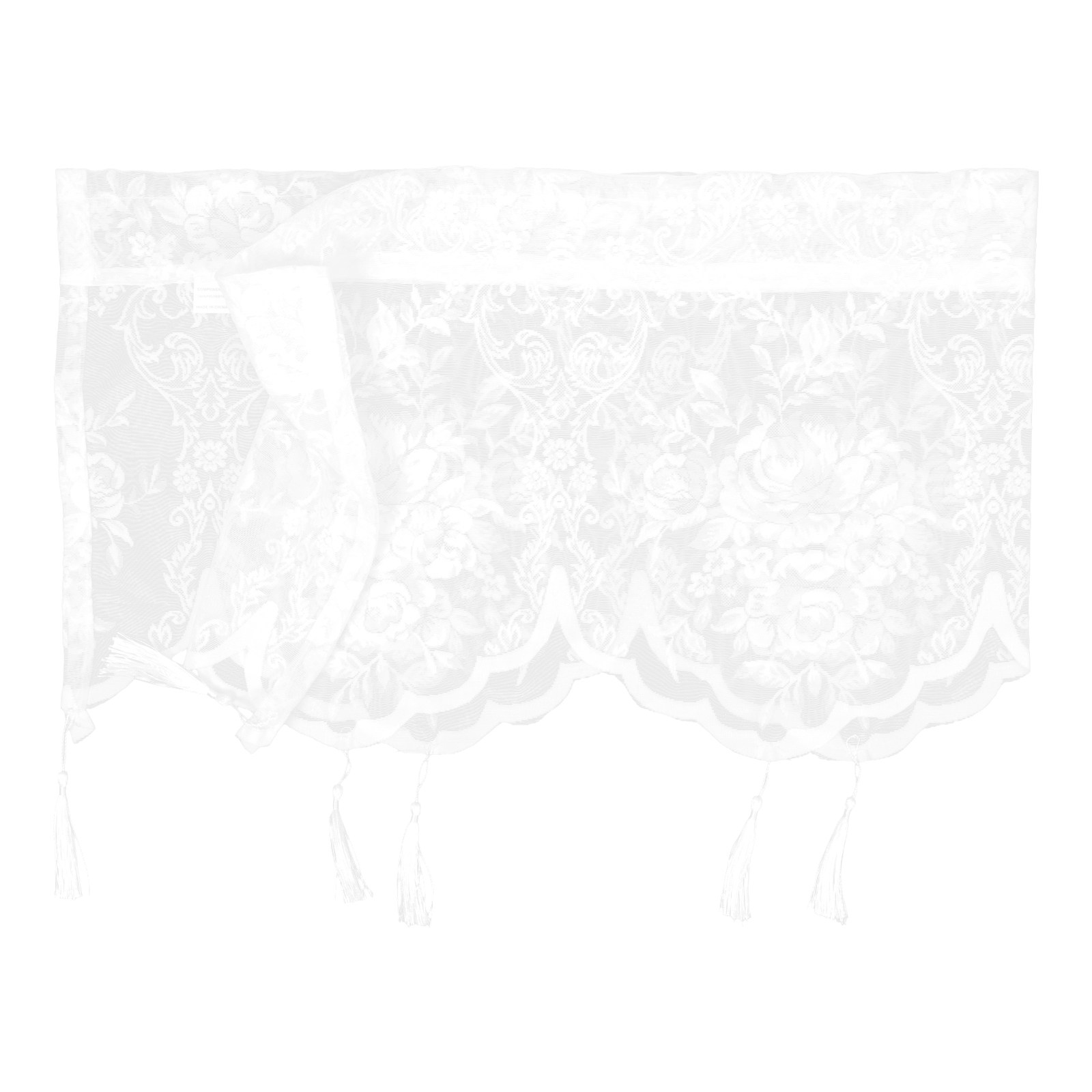 Lighting Decor For Living Room - White Lace Curtain Sheer Window Curtain