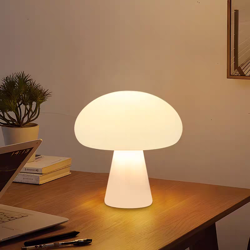 Mushroom Table Lamp - Modern LED Desk Lamp Touch-Control Dimmable