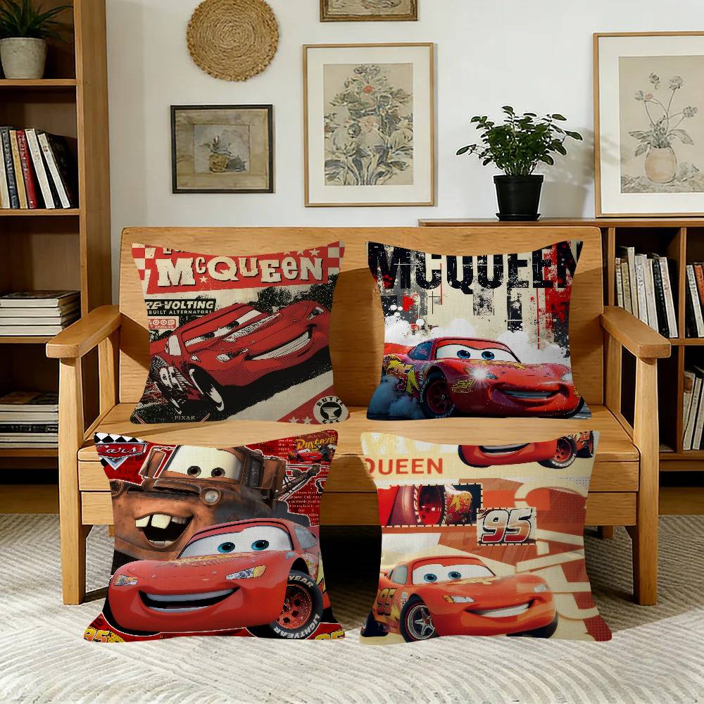 Lighting Mcqueen Decor - Pillow Cushion Cover Pillowcase Living Room