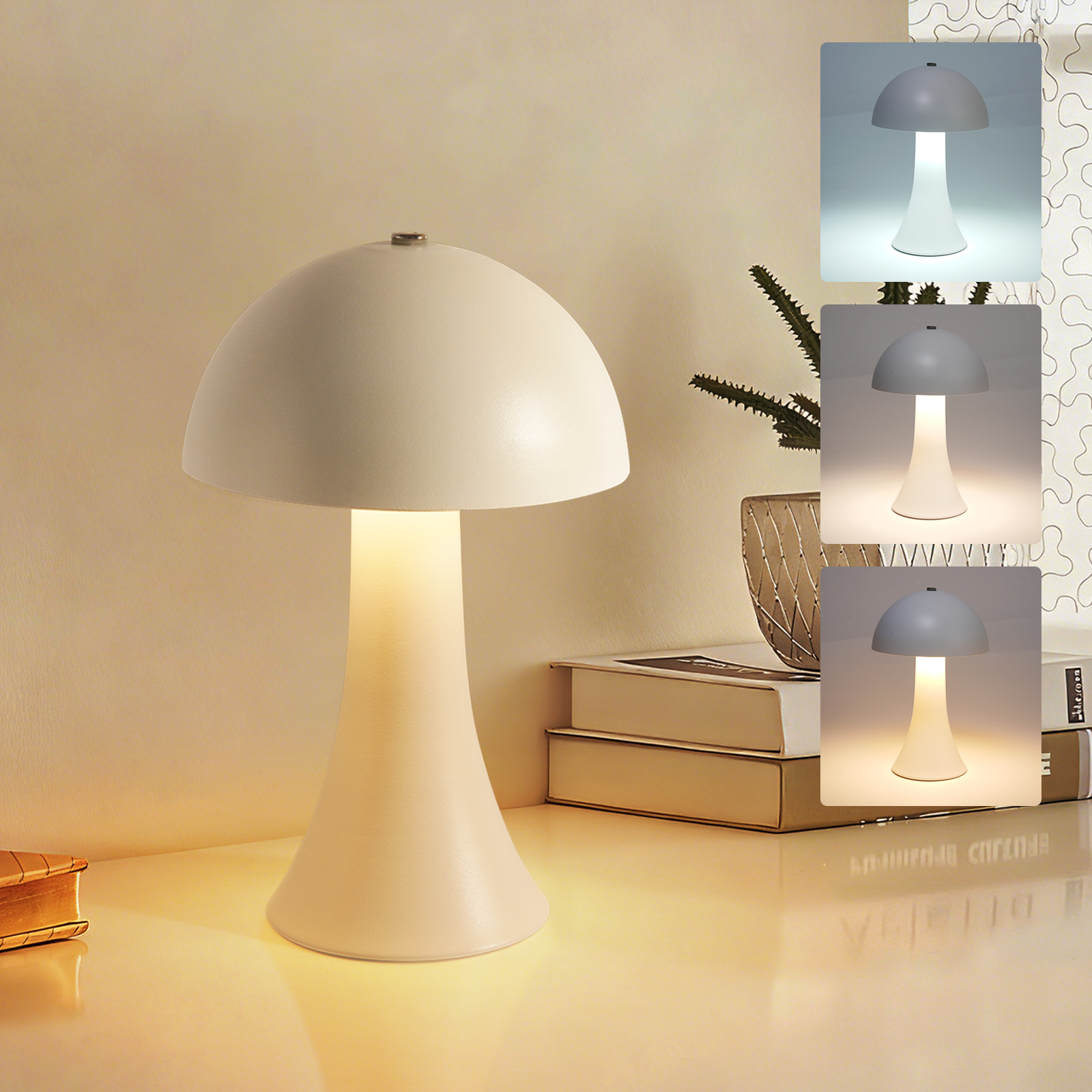 Mushroom Table Lamp - Rechargeable New LED Table Lamp Retro