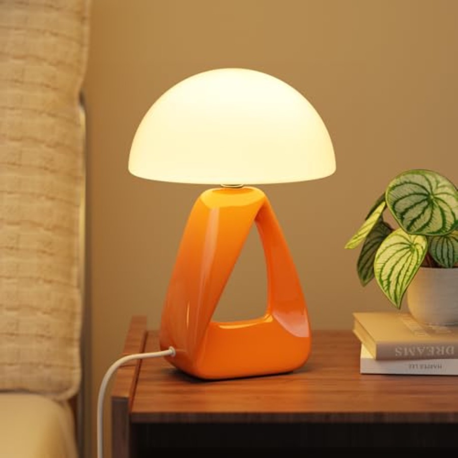 Mushroom Table Lamp - Mushroom Lamp, Small Table Lamp for