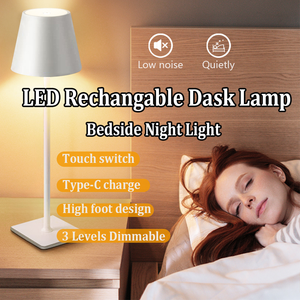 Decor Lighting Lamps - LED Rechargeable Desk Light Wireless Table