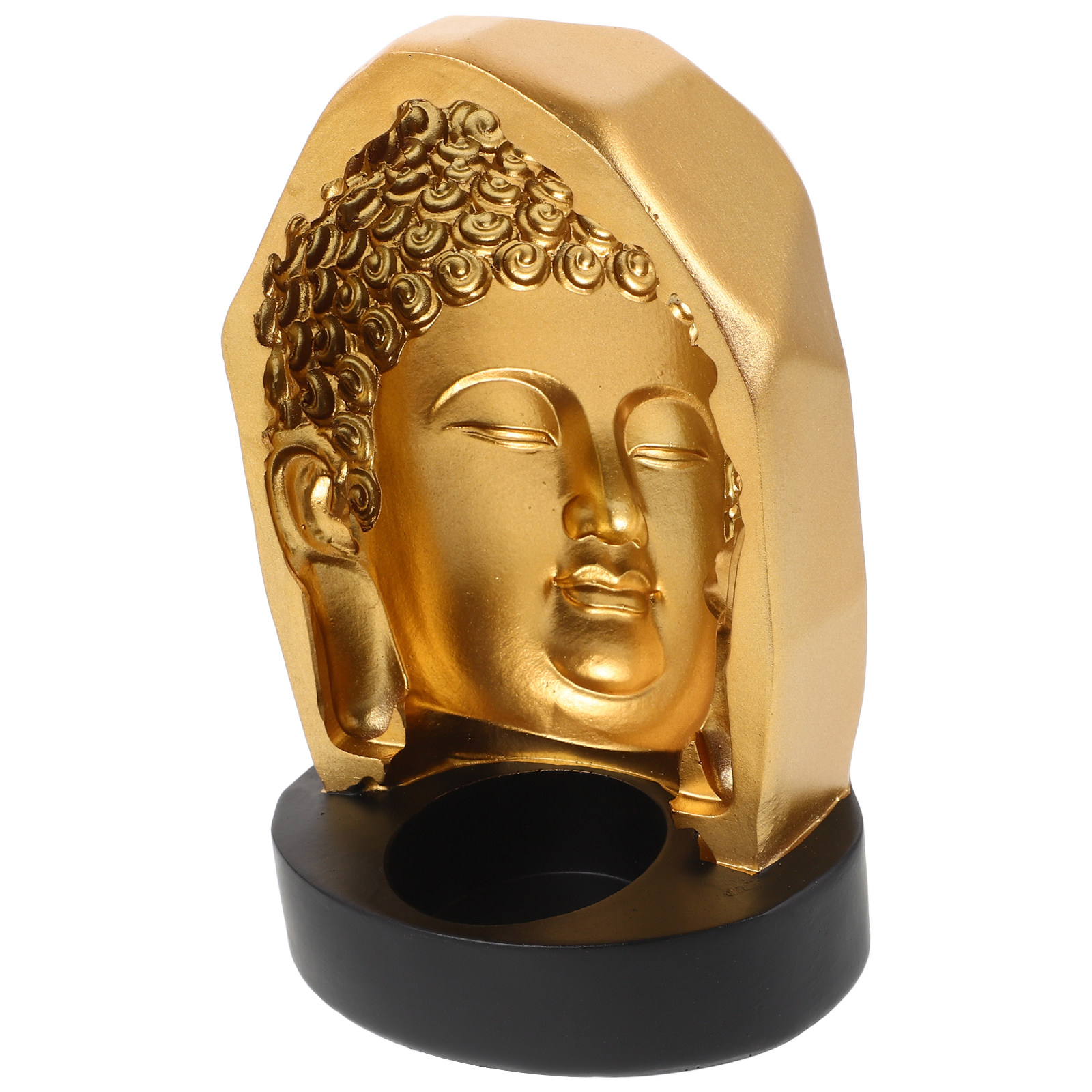 Tea Light Holder Resin Buddha  – Lighting Decor For Living Room Bewertung und Preis