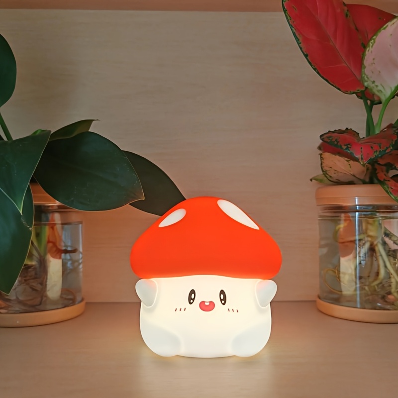 Red mushroom LED ambient night – Mushroom Table Lamp Bewertung und Preis