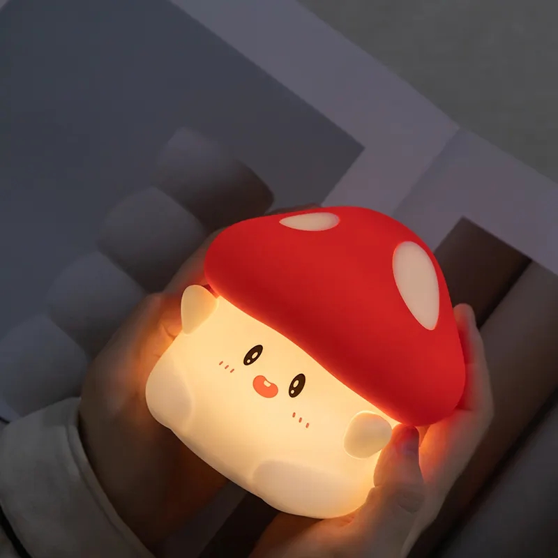 Red mushroom LED ambient night – Mushroom Table Lamp Bewertung und Preis