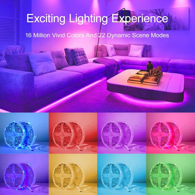 DC 5V USB LED Strip Lights APP – Decor Lighting Lamps Bewertung und Preis