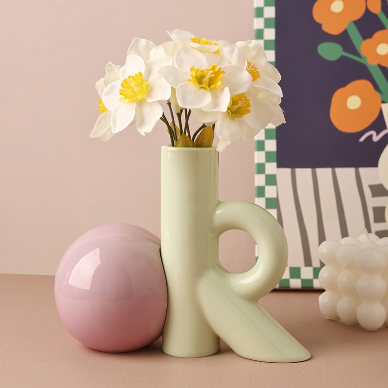 4Colors OK-Shaped Ceramic Vase – Ok Lighting Decor Bewertung und Preis