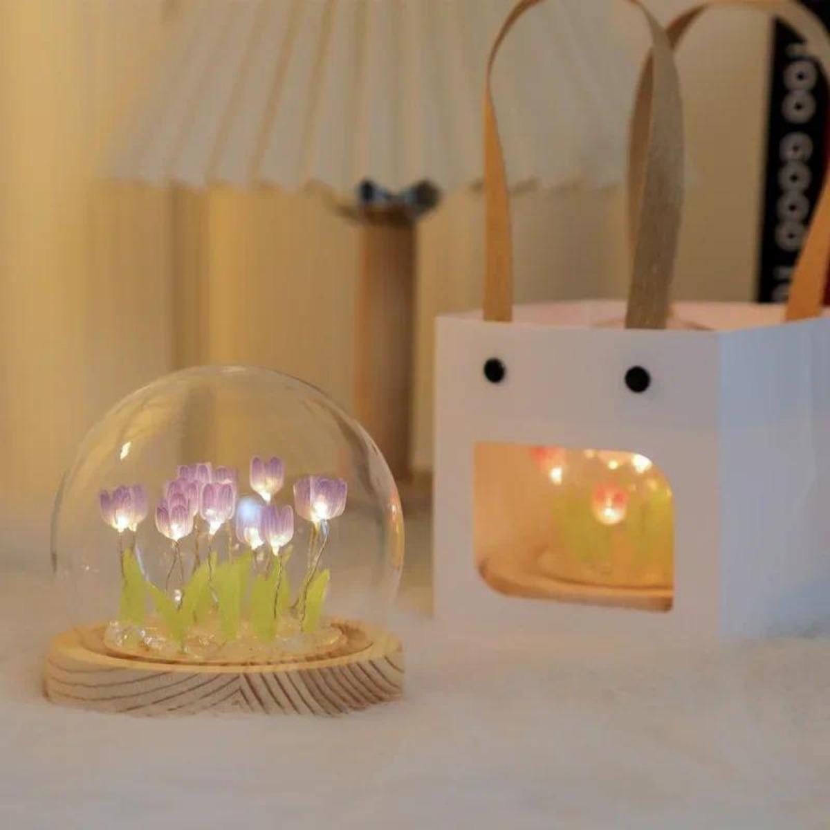 1 PC Handmade Tulip Night Ligh – Bedroom Lighting Decor Ideas Bewertung und Preis