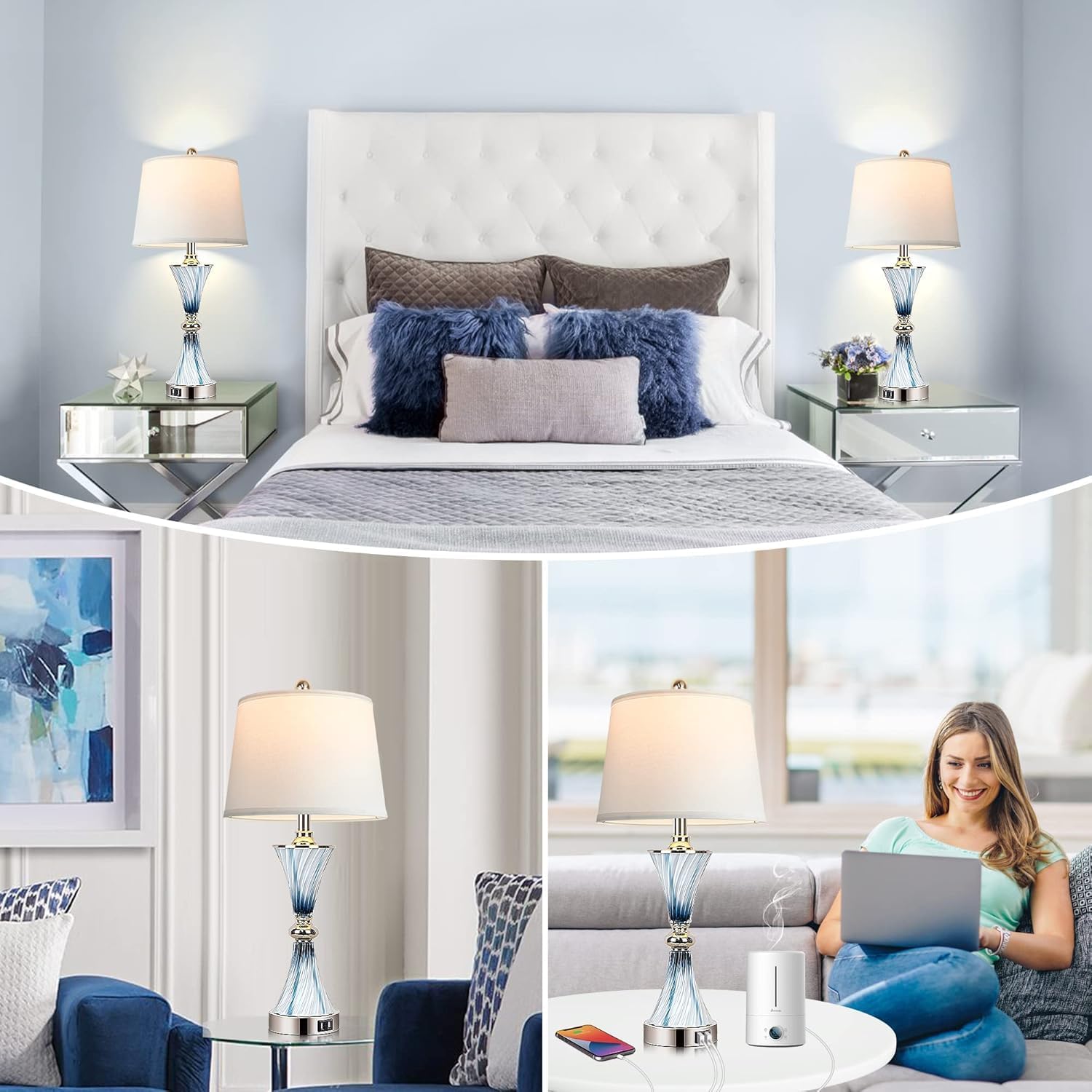 3-Way Dimmable Touch Glass Tab – Decor Lighting Lamps Bewertung und Preis