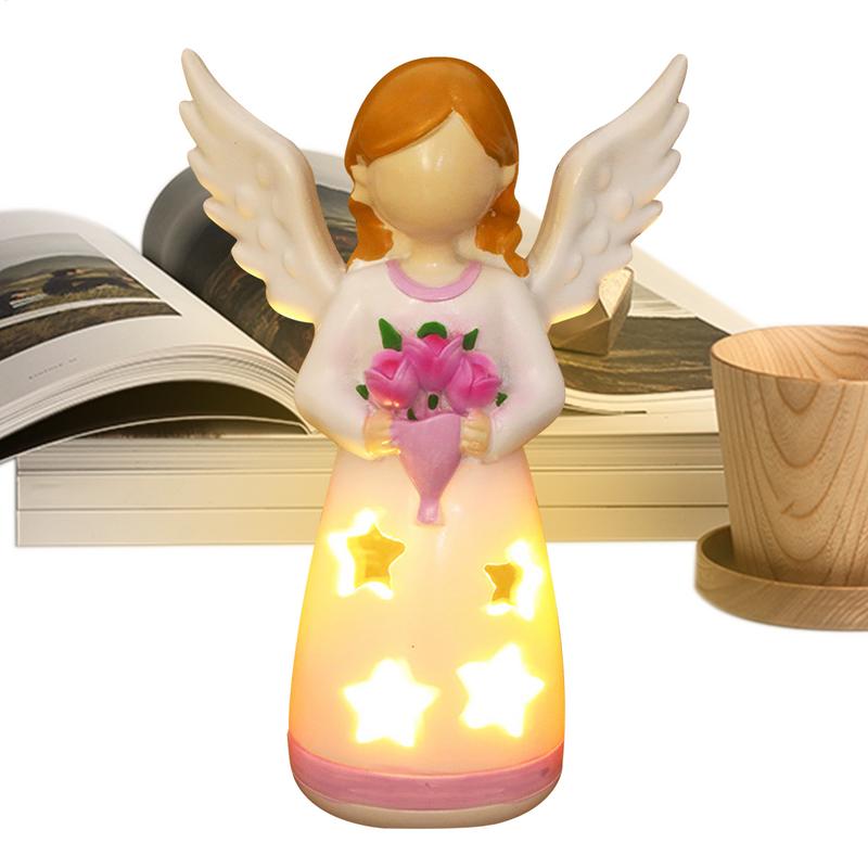 Candlestick Lamp Angel Statue  – Lighting Decor For Living Room Bewertung und Preis