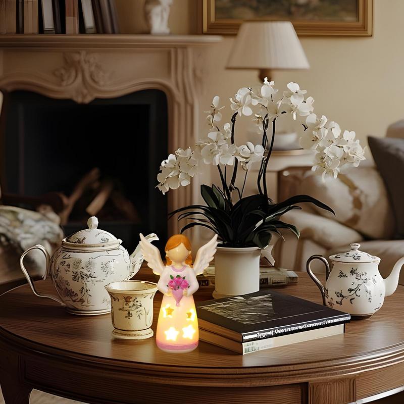 Candlestick Lamp Angel Statue  – Lighting Decor For Living Room Bewertung und Preis
