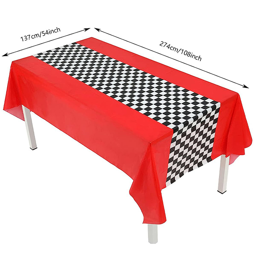 Checkered Race Car Party Black – Lighting Mcqueen Decor Bewertung und Preis
