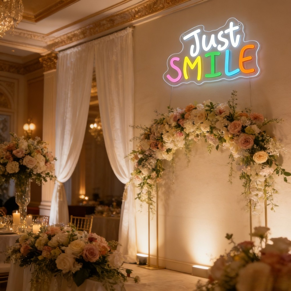 Just Smile Neon Sign USB Dimma – Bedroom Lighting Decor Ideas Bewertung und Preis