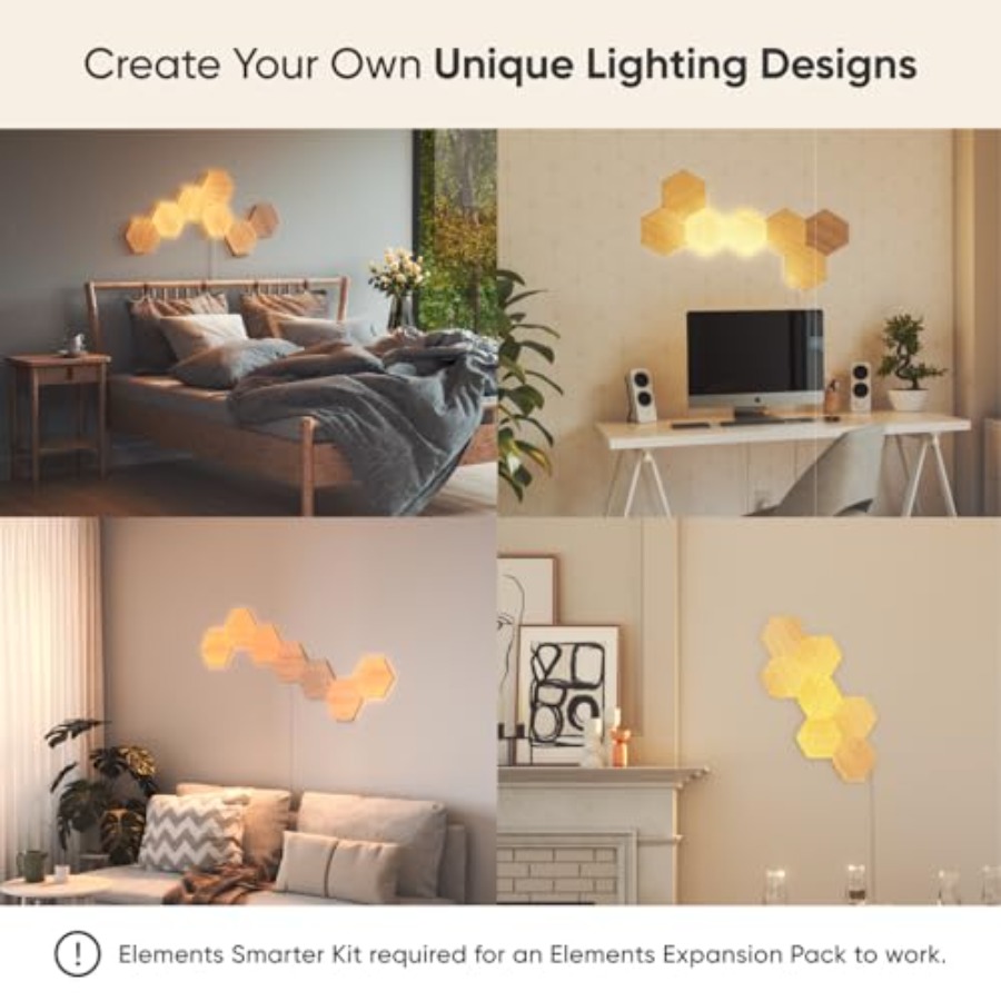 Elements Wood Look Smart Wall  – Elements Lighting Decor Bewertung und Preis