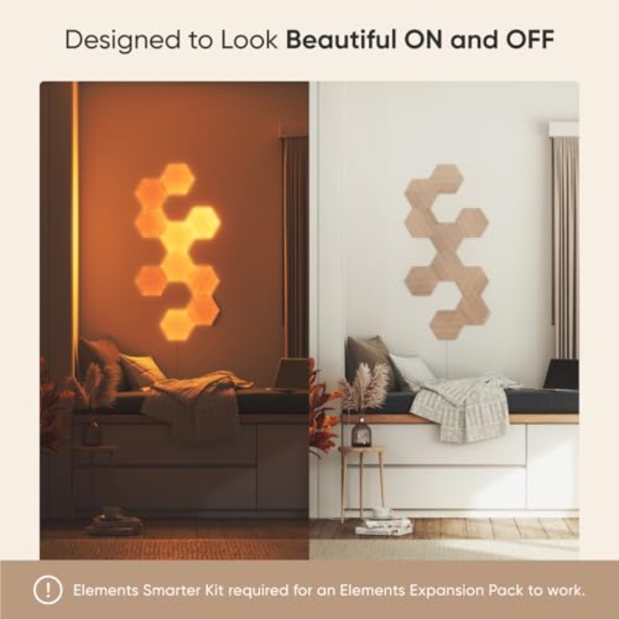 Elements Wood Look Smart Wall  – Elements Lighting Decor Bewertung und Preis
