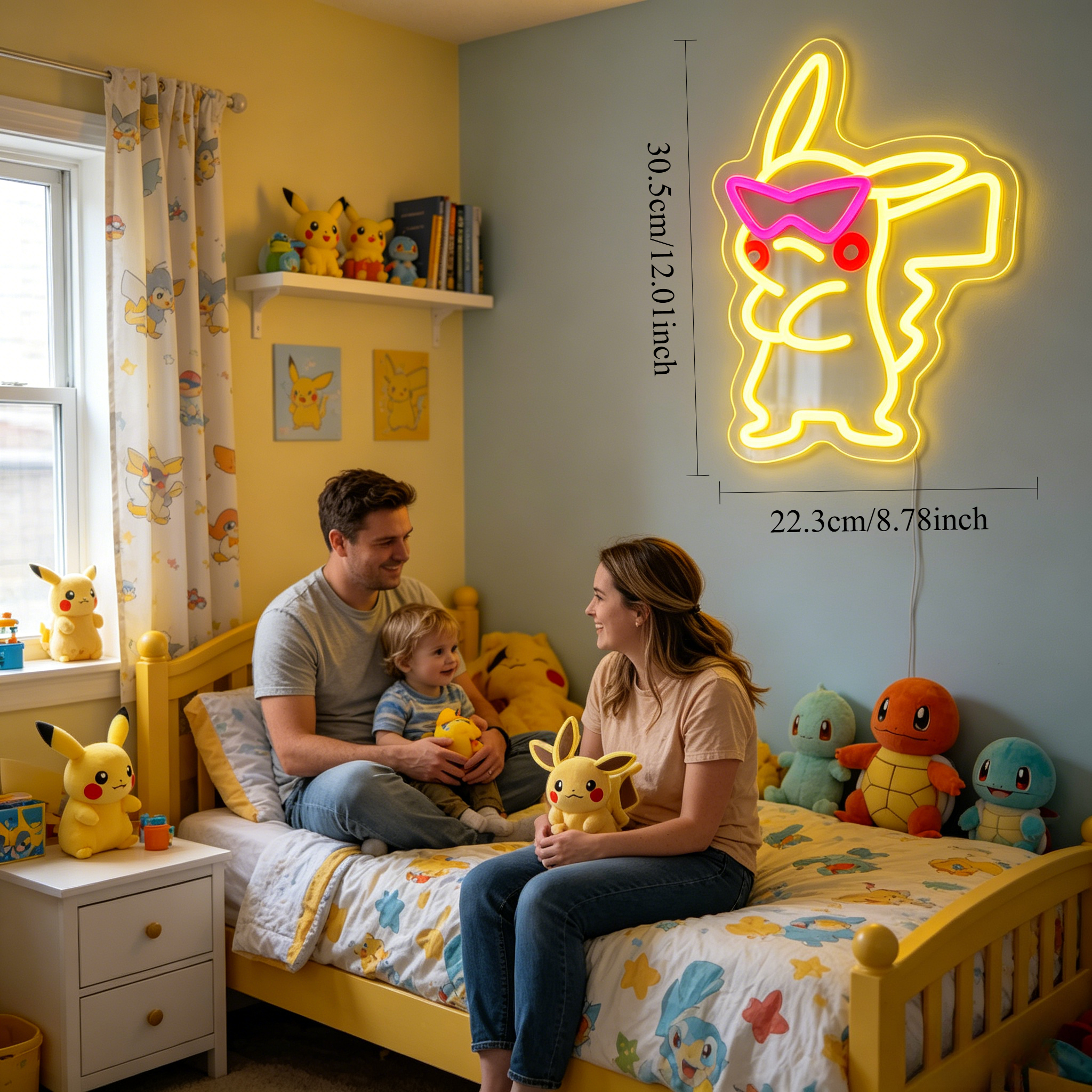 Anime Pink Sunglasses Pikachu  – Bedroom Lighting Decor Ideas Bewertung und Preis