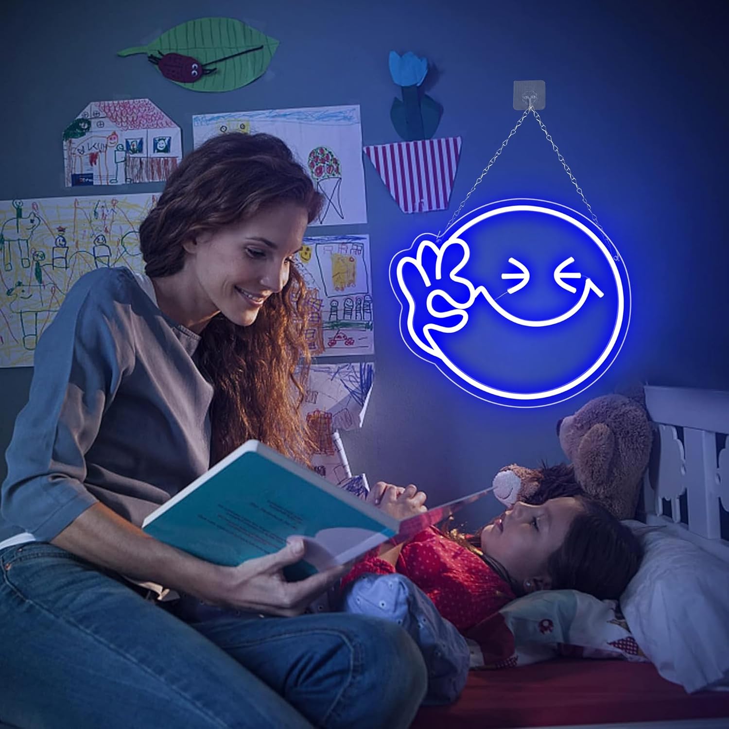 Emoji Smile OK  Neon Sign USB  – Ok Lighting Decor Bewertung und Preis