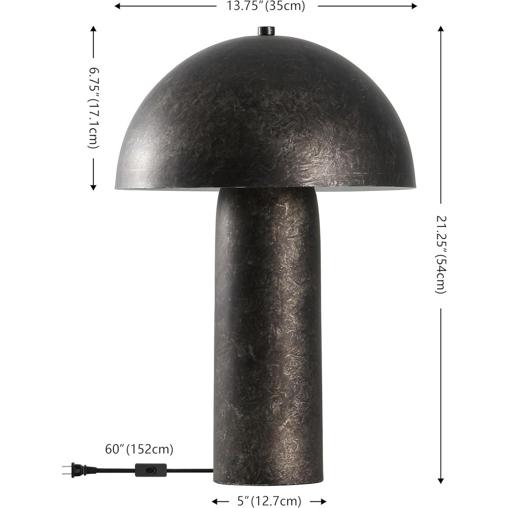 Antique Black 21-inch Mushroom – Mushroom Table Lamp Bewertung und Preis
