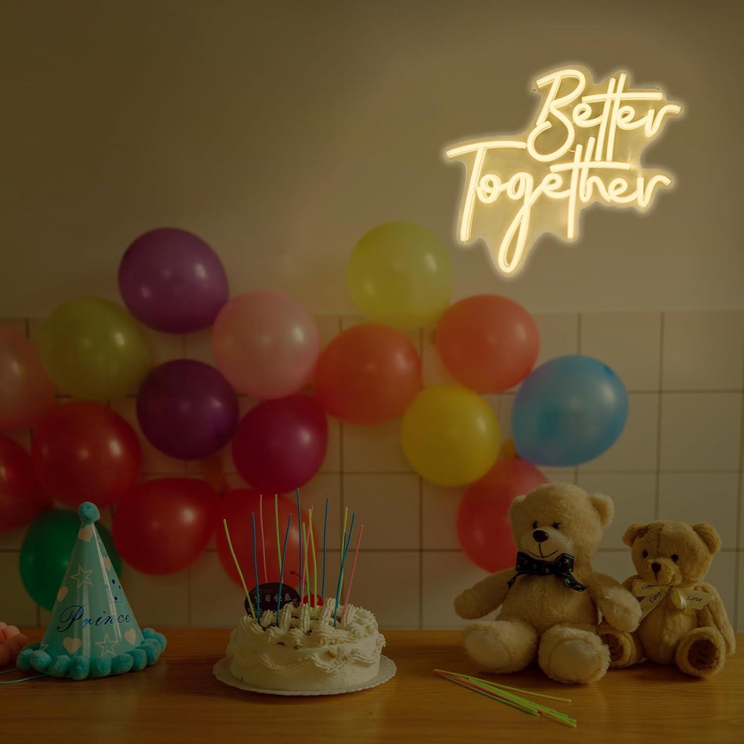 Better Together Neon Sign USB  – Lighting Decor For Living Room Bewertung und Preis