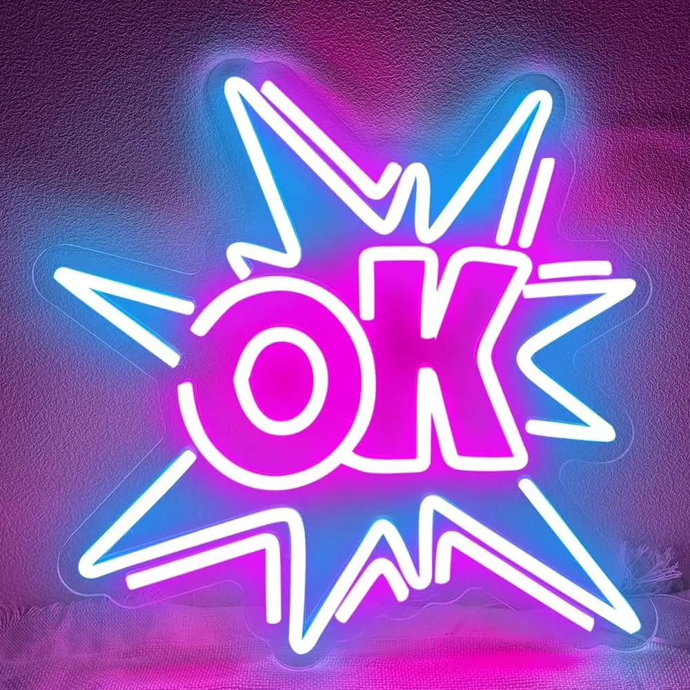 OK Comic Boom LED Neon Sign US – Ok Lighting Decor Bewertung und Preis