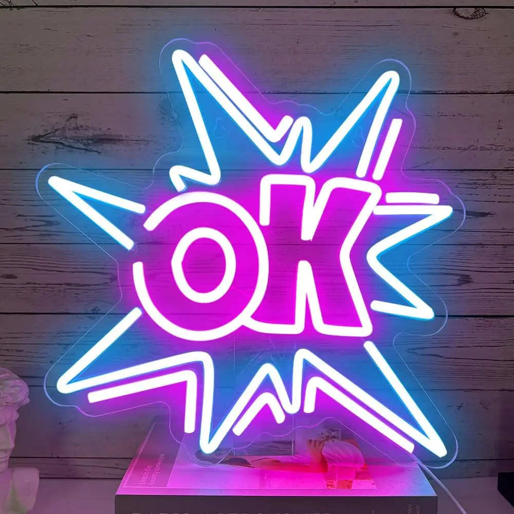 OK Comic Boom LED Neon Sign US – Ok Lighting Decor Bewertung und Preis
