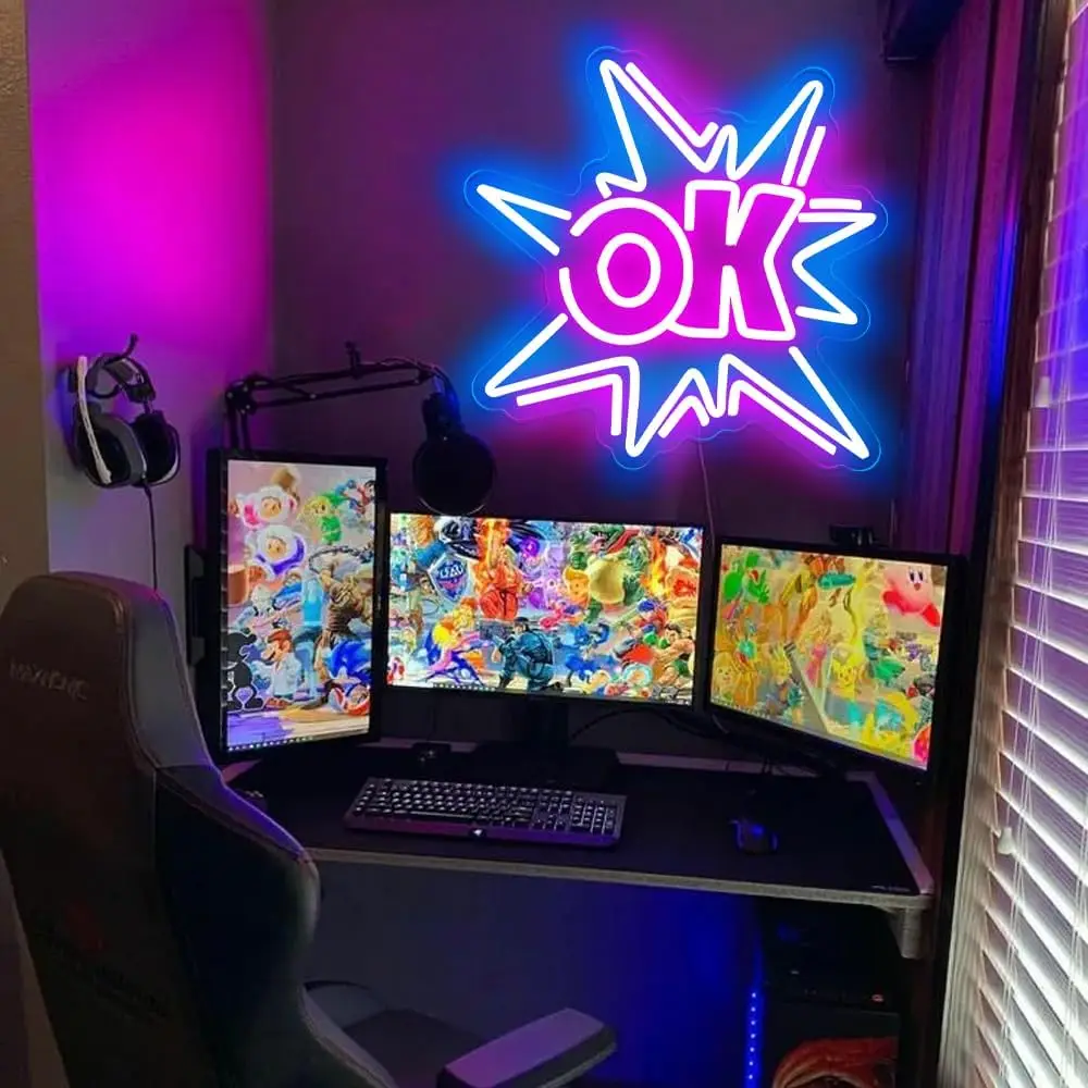 OK Comic Boom LED Neon Sign US – Ok Lighting Decor Bewertung und Preis