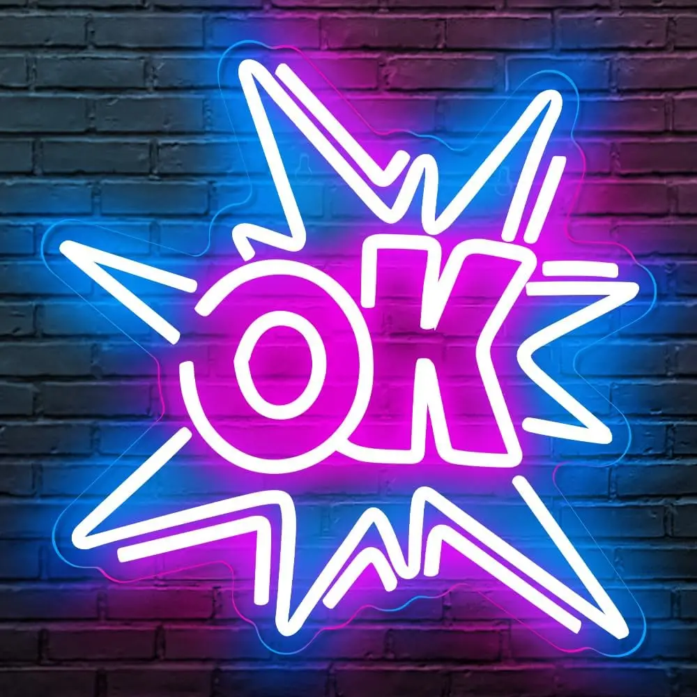 OK Comic Boom LED Neon Sign US – Ok Lighting Decor Bewertung und Preis