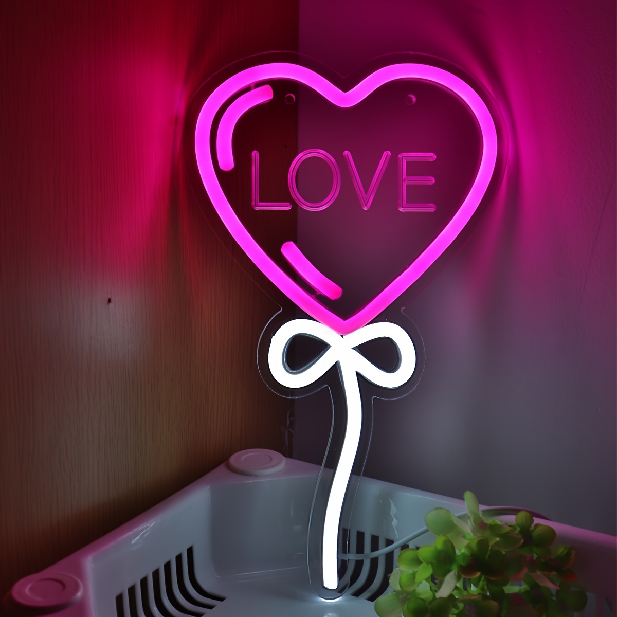 LOVE Heart Balloon Shape Pink  – Bedroom Lighting Decor Ideas Bewertung und Preis