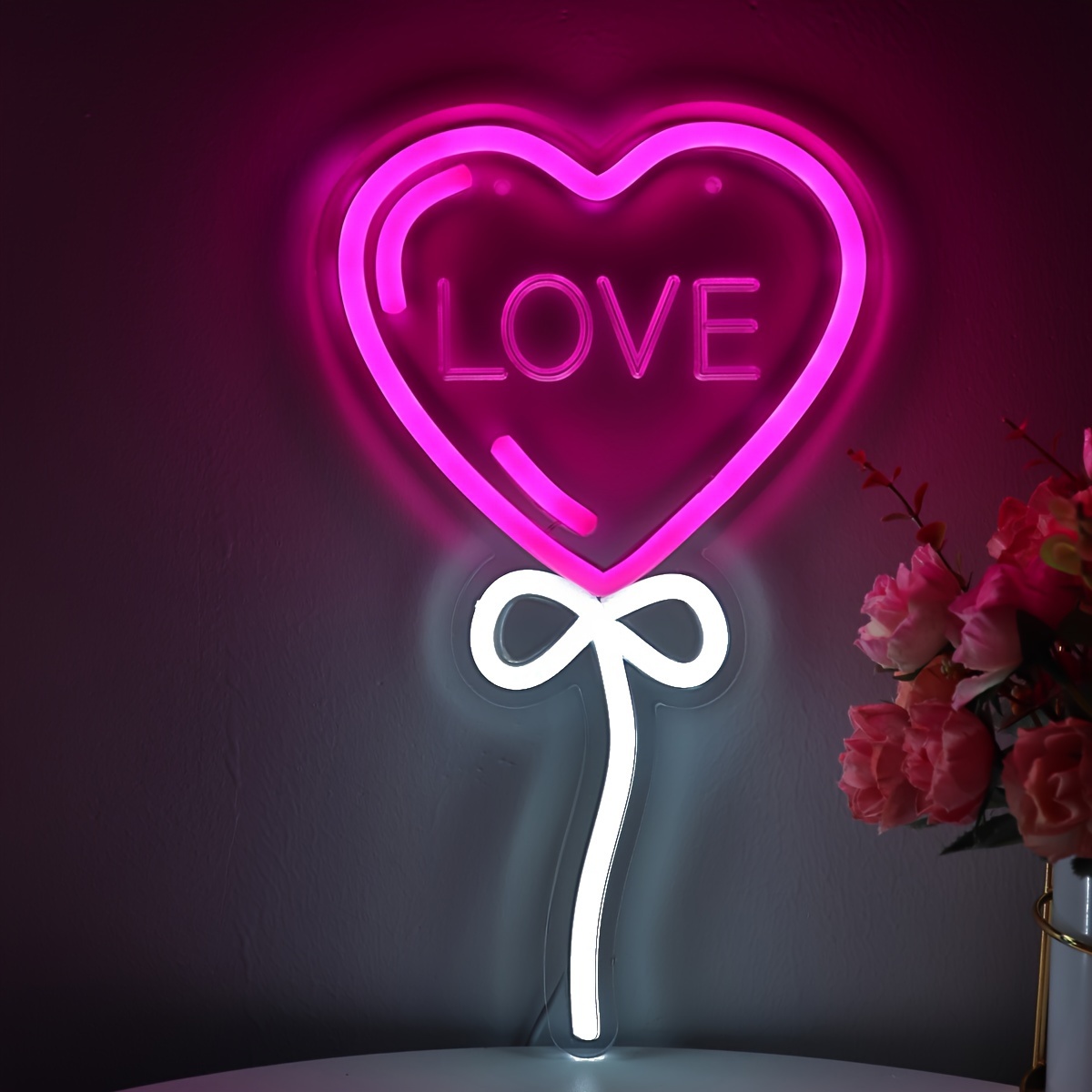LOVE Heart Balloon Shape Pink  – Bedroom Lighting Decor Ideas Bewertung und Preis