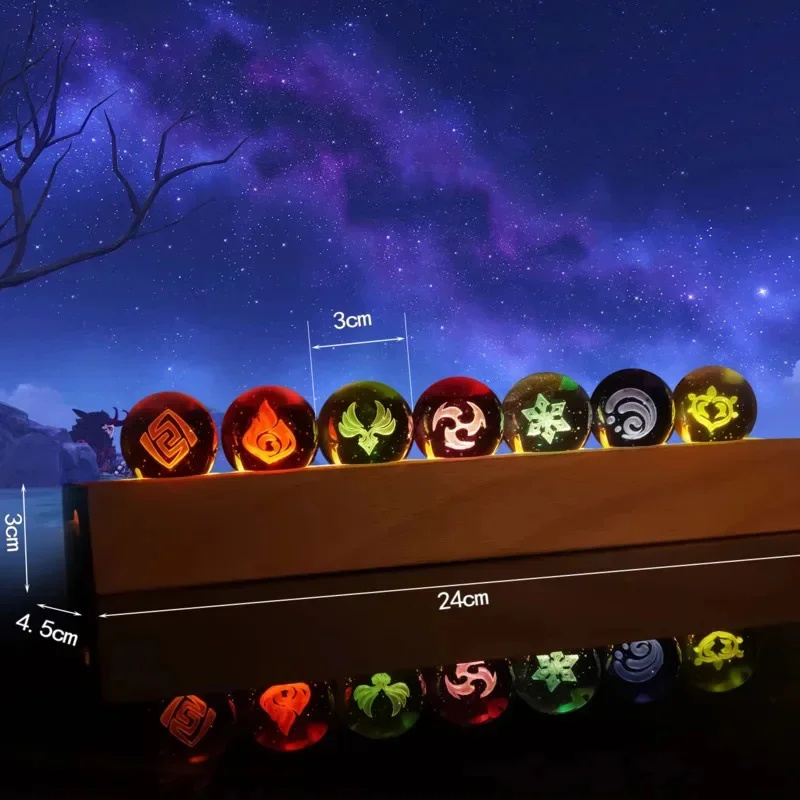 Game Genshin Impact Crystal Ba – Elements Lighting Decor Bewertung und Preis