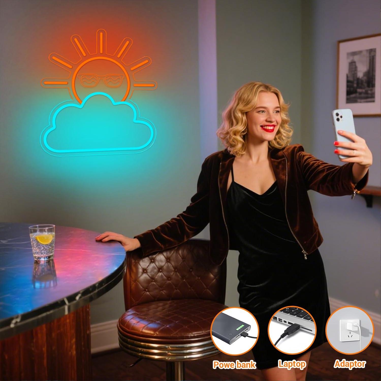 Sunrise Sunset Neon Sign USB P – Lighting Decor For Living Room Bewertung und Preis