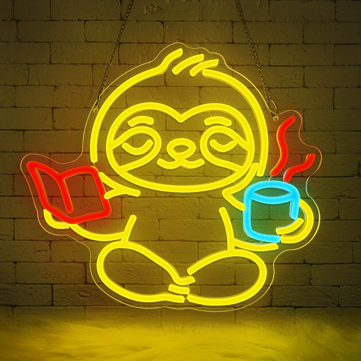 Sloth Neon Sign USB Dimmable L – Lighting Decor For Living Room Bewertung und Preis