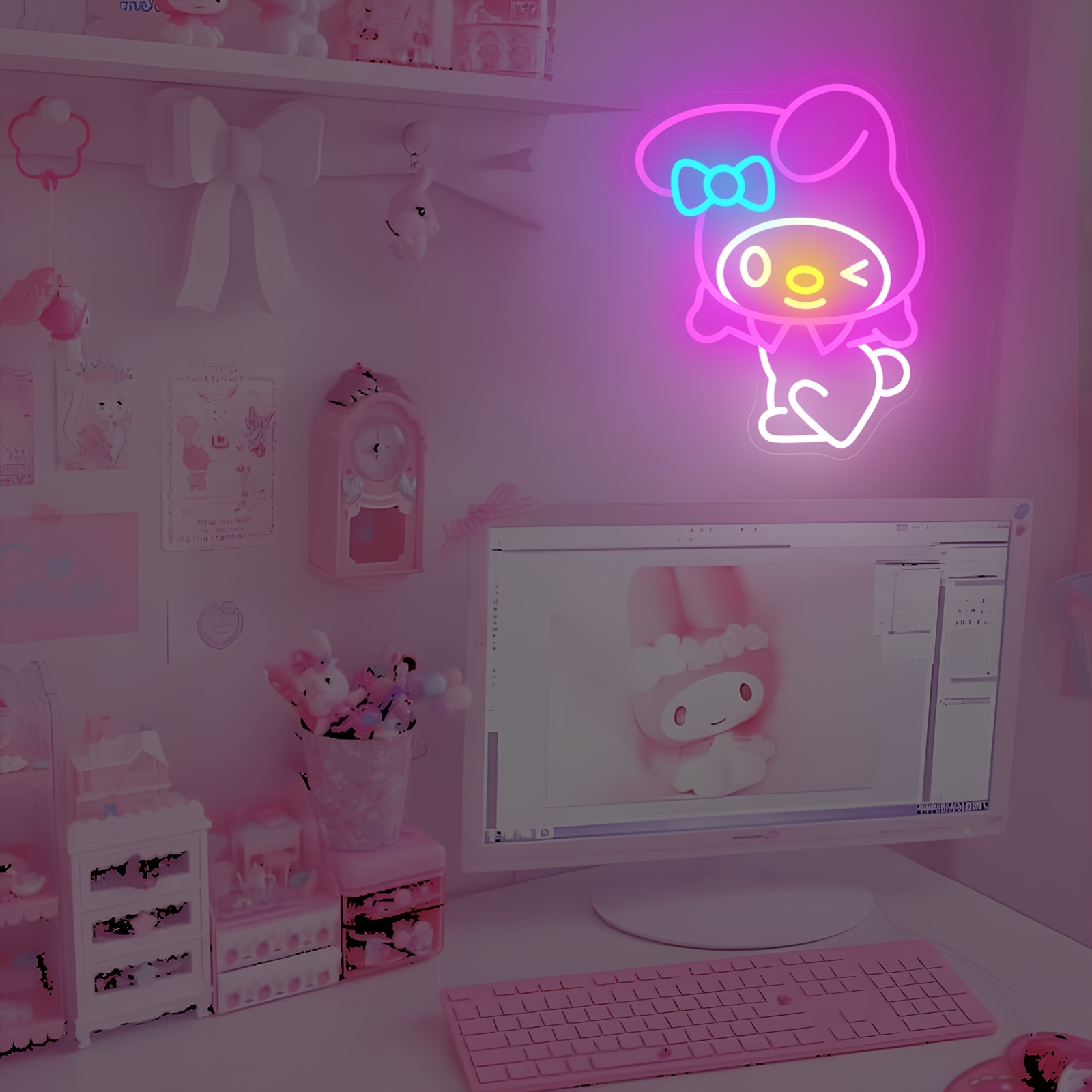 My Melody Neon Sign for Wall D – Bedroom Lighting Decor Ideas Bewertung und Preis