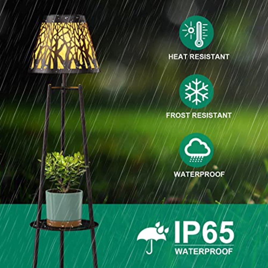2 Pack Outdoor Solar Floor Lam – Decor Lighting Lamps Bewertung und Preis