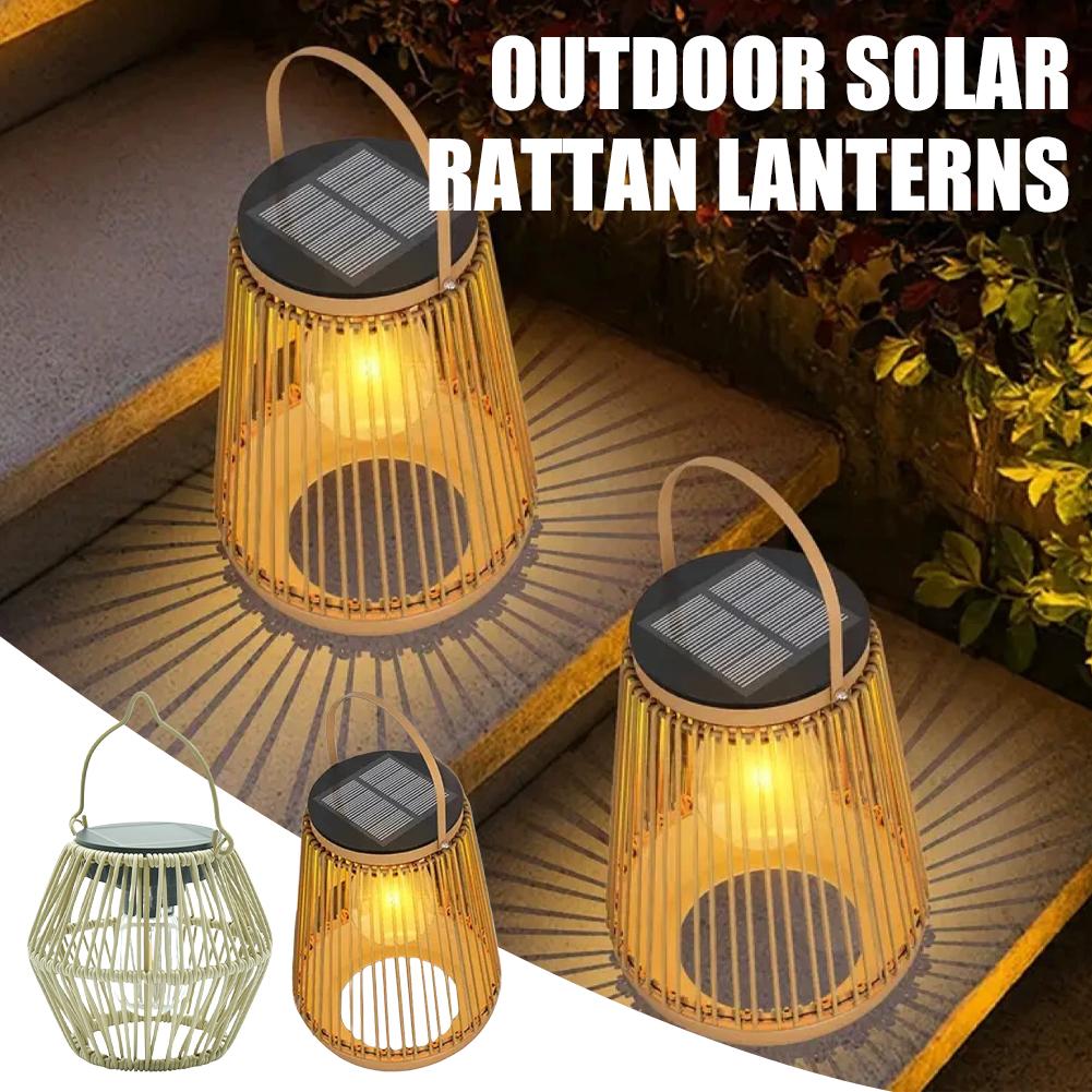 IP65 Waterproof Solar Rattan L – Decor Lighting Lamps Bewertung und Preis