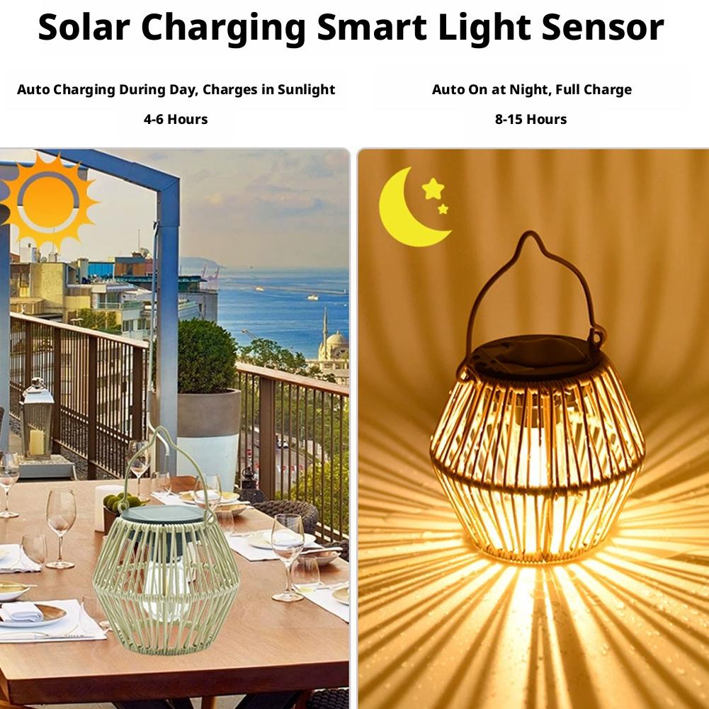 IP65 Waterproof Solar Rattan L – Decor Lighting Lamps Bewertung und Preis