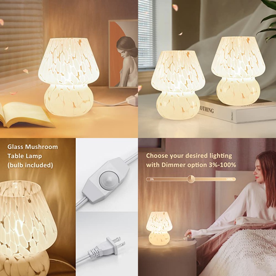 Cute Mushroom Lamp Small Bedsi – Mushroom Table Lamp Bewertung und Preis