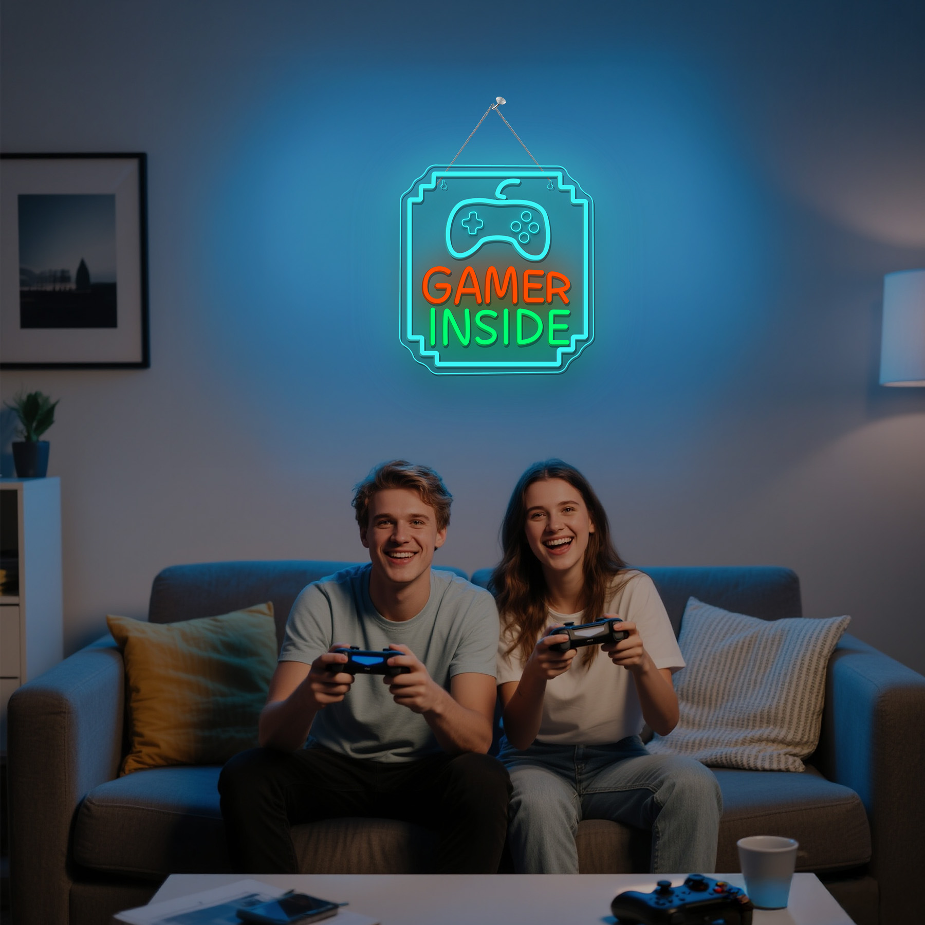 Gamer Inside Neon Sign Dimmabl – Bedroom Lighting Decor Ideas Bewertung und Preis