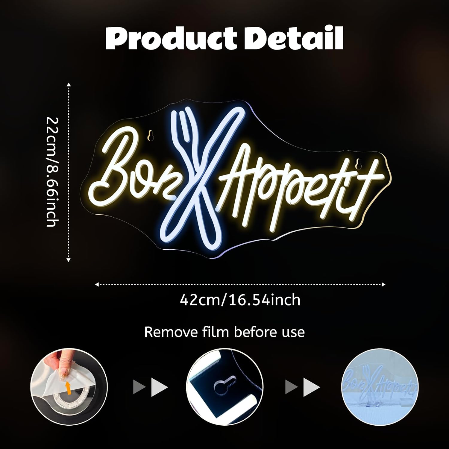 Bon Appétit Neon Sign Good App – Bedroom Lighting Decor Ideas Bewertung und Preis