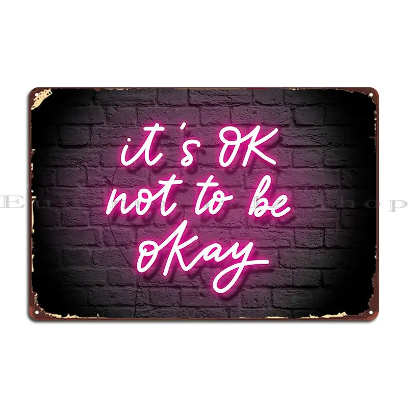 It S Ok Not To Be Okay Neon Li – Ok Lighting Decor Bewertung und Preis