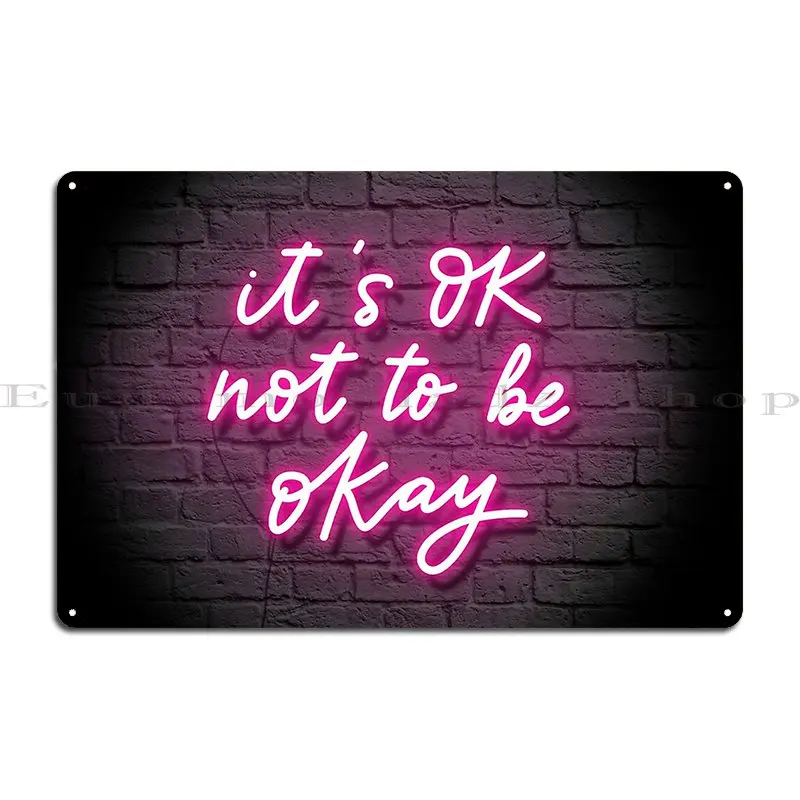 It S Ok Not To Be Okay Neon Li – Ok Lighting Decor Bewertung und Preis