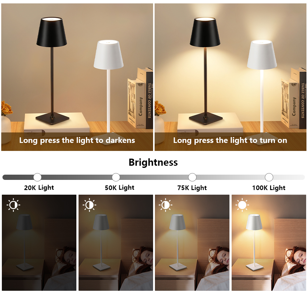 LED Rechargeable Desk Light Wi – Decor Lighting Lamps Bewertung und Preis