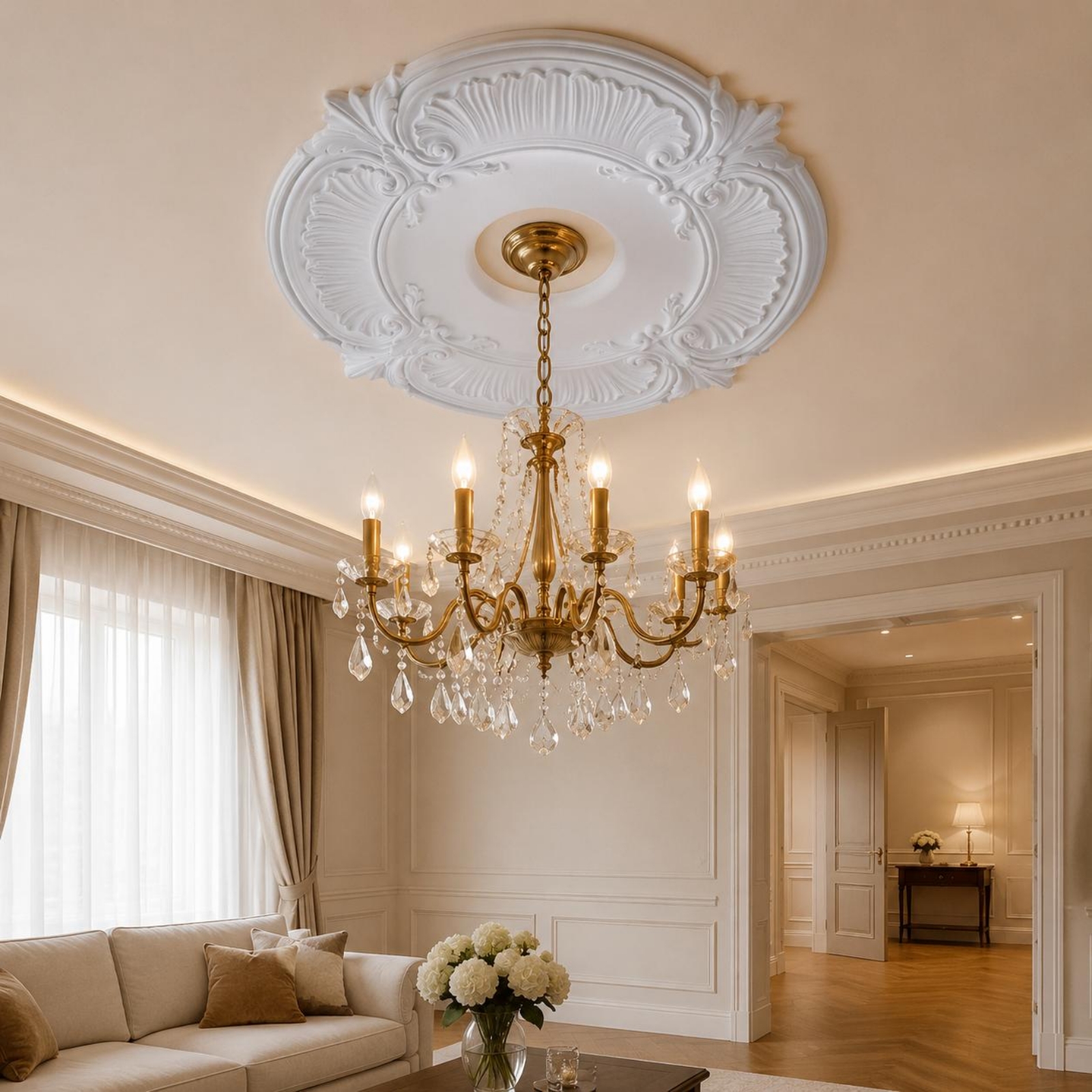 Round PU Ceiling Medallion Scr – Lighting Decoration Bewertung und Preis