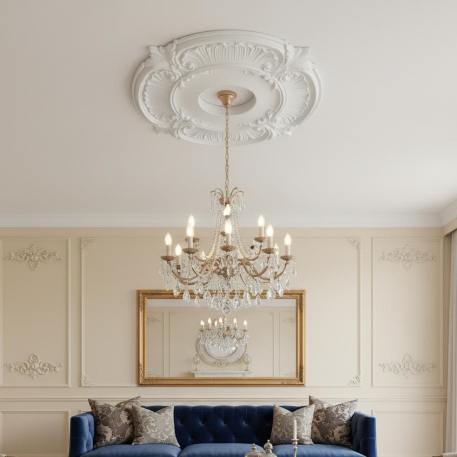 Round PU Ceiling Medallion Orn – Lighting Decoration Bewertung und Preis